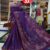 Premium quality kantha stitch saree-13