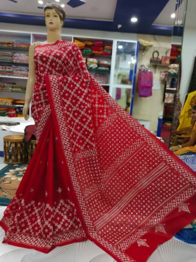 Pure Bangalore Silk-204 (Gujrati stitch)