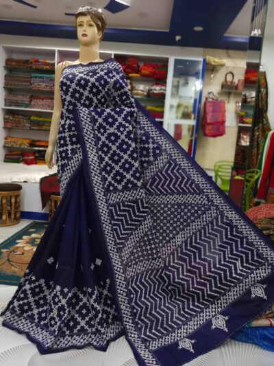 Pure Bangalore Silk-205 (Gujrati stitch)